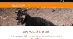 Desktop Screenshot of creeksidekennelsgsd.com